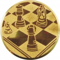 Эмблема для медали "Шахматы" диаметр 25мм