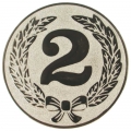Эмблема для медали "2 место" диаметр 25мм