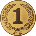 Эмблема для медали "1 место" диаметр 50мм
