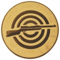 Эмблема для медали "Стрельба" диаметр 25мм