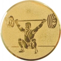 Эмблема для медали "Тяжёлая атлека" диаметр 50мм