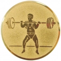 Эмблема для медали "Тяжёлая атлека" диаметр 25мм