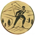 Эмблема для медали "Лыжные виды спорта" диаметр 50мм