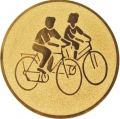 Эмблема для медали "Велосипедисты" диаметр 25мм