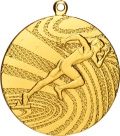Медаль наградная тематическая "Бег" 1 место