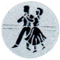 Эмблема-наклейка 2 место "Танцы"