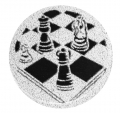 Эмблема-наклейка 2 место "Шахматы"