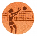 Эмблема-наклейка 3 место "Волейбол женский"
