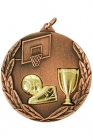 Медаль наградная тематическая "Баскетбол" диаметр 50 мм