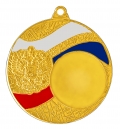 Медаль наградная HMK 01-50G "Россия" 1 место золото