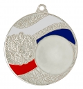 Медаль наградная HMK 01-50S "Россия" 2 место серебро