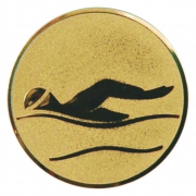 Эмблема для медали "Плавание" диаметр 25мм