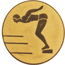 Эмблема для медали "Плавание" диаметр 50мм