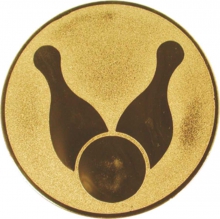 Эмблема для медали "Боулинг" диаметр 25мм
