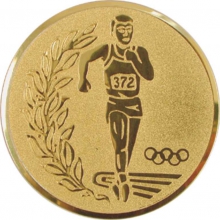 Эмблема для медали "Бег" диаметр 50мм