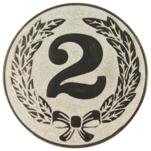 Эмблема для медали "2 место" диаметр 50мм
