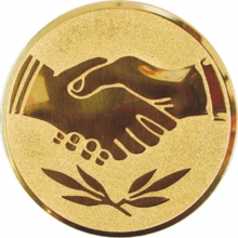 Эмблема для медали "Рукопожатие" диаметр 50мм