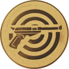 Эмблема для медали "Стрельба" диаметр 25мм