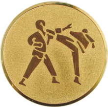 Эмблема для медали "Карате" диаметр 25мм