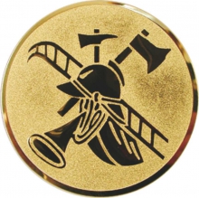 Эмблема для медали "Пожарная атрибутика" диаметр 25мм
