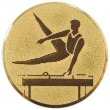 Эмблема для медали "Гимнастика" диаметр 50мм