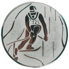 Эмблема для медали "Лыжные виды спорта" диаметр 25мм