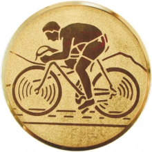 Эмблема для медали "Велосипедист" диаметр 50мм