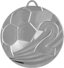 Медаль наградная 2 место "Футбол"