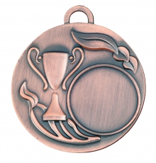 Медаль наградная с кубком 3 место "Бронза"