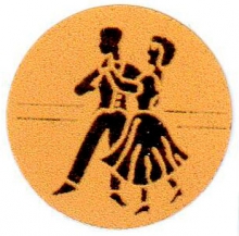 Эмблема-наклейка 1 место "Танцы"