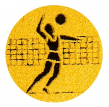 Эмблема-наклейка 1 место "Волейбол"