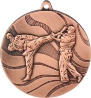 Медаль наградная тематическая "Каратэ" диаметр 50 мм