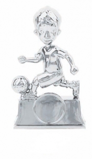 Фигура "Футбол" высота 10,5 см цвет серебро