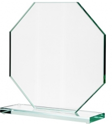 Награда стеклянная 80012 высота 17см толщина стекла 1 см